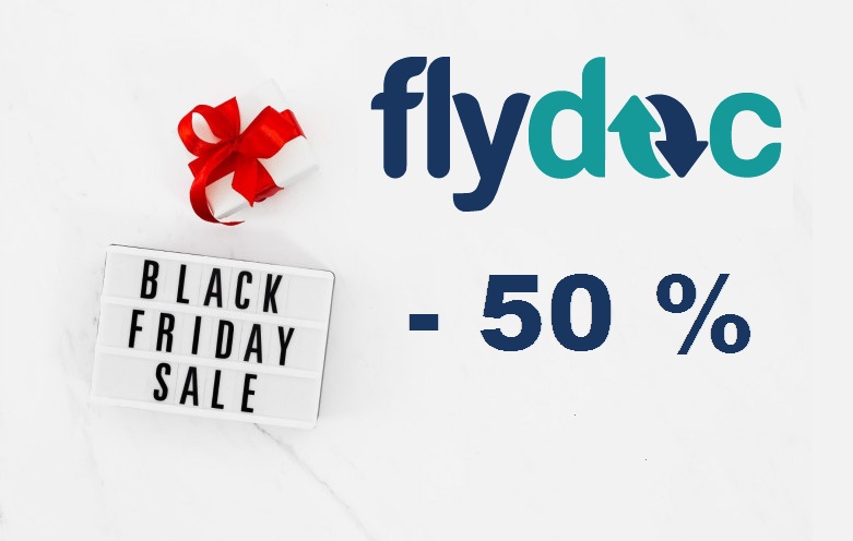 Крутіше, ніж чорна п’ятниця від FlyDoc – знижка 50% !